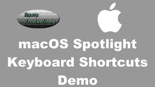 macOS Spotlight Keyboard Shortcuts Demo