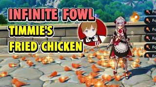 (Patched) INFINITE Fowl Farming - Timmie's Fried Chicken Secret Supply | Genshin Impact