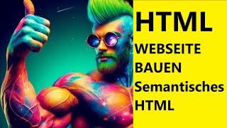 Einfache HTML-Webseite bauen - Was ist semantisches HTML? - Tutorial - Deutsch