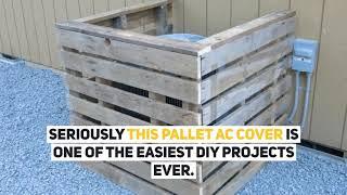 Air Conditioner Cover Made For FREE With Pallets