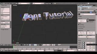 Blender Tutorial-How To Change The Font