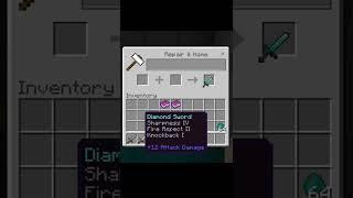 best inshanment for sword ️ #short #minecraft #midloogaming