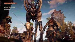 Horizon Zero Dawn - Climbing Tallneck - PS4 Gameplay Clip