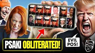 Jen Psaki FORCED To Retract LIE Joe Biden Did Not Check His Watch During Ceremony for Slain Marines