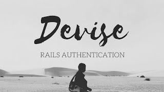 Easy Rails App Authentication (Devise Gem)