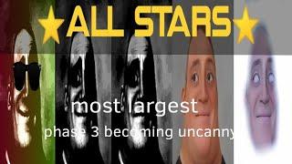 most largest mr incredible becoming uncanny but it's only 3rd phase of uncanny levels ever all stars