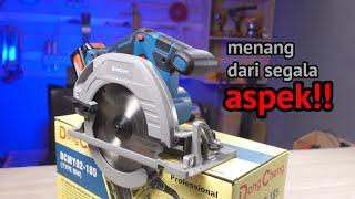 cordless circular saw 7 inc terbaik (dikelasnya)  - DONGCHENG DCMY02-185 CORDLESS CIRCULAR SAW 7"