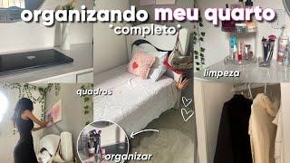 organizando meu quarto completo| limpeza: tirando toda a bagunça