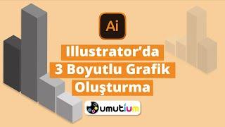 Illustrator'da 3 Boyutlu Sütun Grafik Oluşturma