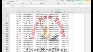 How to Insert Watermark in MS Excel (Image & Text)