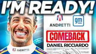 Daniel Ricciardo's HUGE COMEBACK with Andretti Just Got LEAKED After F1 APPROVED 11th TEAM!