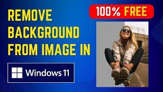 How to Remove Image Background Using Microsoft Paint 