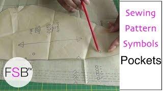 Sewing Pattern Symbols: Pockets