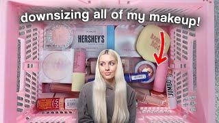 decluttering my makeup collection