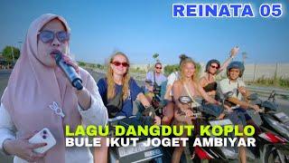 BULE IKUT JOGET LAGU DANGDUT JAWA KOPLO DI SIRKUIT MANDALIKA LIVE REINATA 05