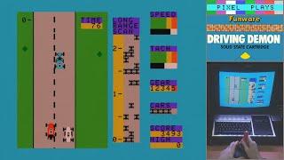 Driving Demon (Funware, 1983) for TI-99/4A - Gameplay and Commentary