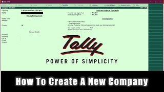 Tally ERP 9 Tutorial: Creating a New Company and Managing Default Settings