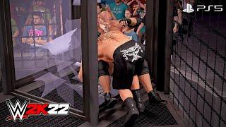 WWE 2K22 - Brock Lesnar in Beast Mode at Elimination Chamber Match | PS5™ [4K60]