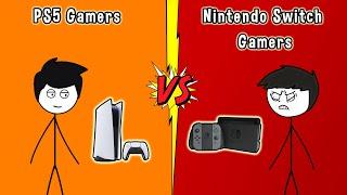 PS5 Gamers VS Nintendo Switch Gamers