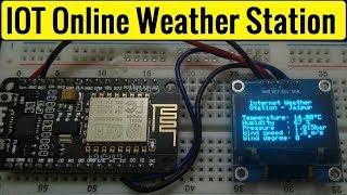 IOT Based Weather Station || NodeMCU with OLED & OpenWeatherMap