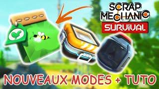 NEW MODS + TUTORIEL SCRAP MECHANIC SURVIE FR