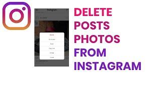 instagram post delete from computer / Mac