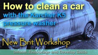 How to clean a car with your Karcher K5