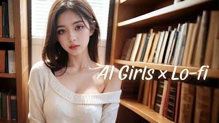 Lo-fi Relaxing Music & AI Girl Companion | AI美少女とリラックス | AI 미녀와 로파이 휴식 | Lo-fi放鬆純音樂 | LIVE ‍️