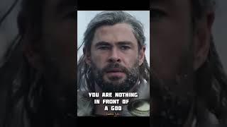 YOU ARE NOTHING IN FRONT OF A GOD ll Cookie Edits #shorts #marvel #thor