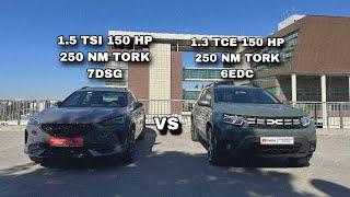 Dacia Duster 1.3 TCE 150 HP EDC VS Cupra Formentor 1.5 TSI 150 HP DSG | Hızlanma Ve Performans Testi