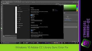 Adobe CC Library "We Have Detected A Problem With Your Network Settings" Windows 10 Sync Error FIX