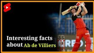 5 Amazing Facts about AB de Villiers | Success Motivation #shorts