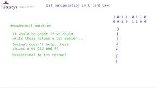 Bit manipulatie in C en C++ (Dutch spoken)