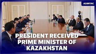 President Ilham Aliyev received Prime Minister of Kazakhstan