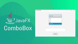 JavaFX and Scene Builder - ComboBox