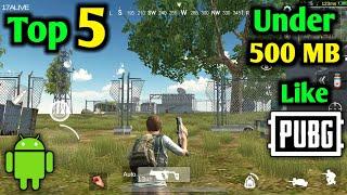 Top 5 Best Battle Royale Games Like PUBG for Android 2022 | Games like PUBG & Freefire Under 500 MB