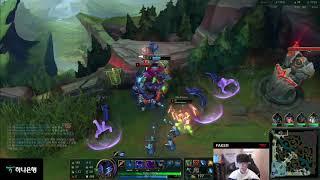 Faker Nocturne  VS Katarina |MID| Grand master|KR [Full Gameplay]