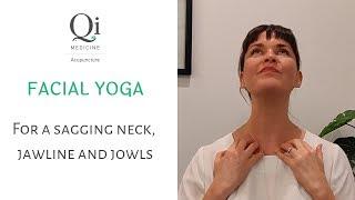 Facial exercises for sagging neck, jaw and jowl area- Facial yoga