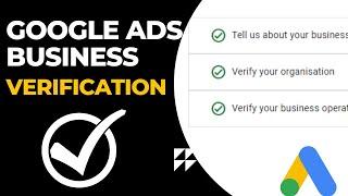 Google ads Business Operation Verification Google ads Identity Verification Documents 2024