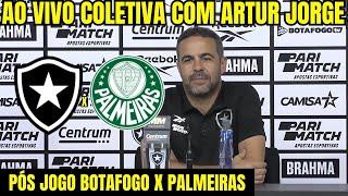 AO VIVO: COLETIVA COM O TÉCNICO ARTUR JORGE / DIRETO DO NILTON SANTOS / PÓS JOGO DO BOTAFOGO