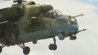 Russia Shows Off Mi-35 Attack Helicopter Trying To Disrupt Counteroffensive Near Izium