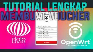 TUTORIAL MEMBUAT VOUCHER DALORADIUS DI OPENWRT