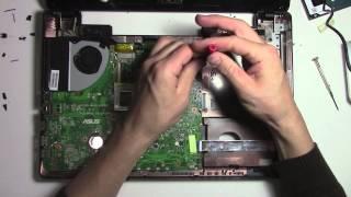 How to open and fix an Azus laptop - no power