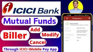 How to add mutual fund biller in ICICI bank | Mutual fund biller add in icici bank