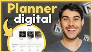 Como fazer um PLANNER DIGITAL no Notion (passo a passo completo)