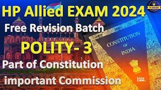 HP Allied Free Revision Batch Class | Part of Constitution | HP Achievers | HP Allied 2024 | hppsc