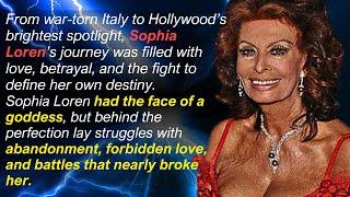 "Sophia Loren – The Perfect Face With a Tragic Story"