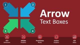 Arrow Text Boxes Editable PPT