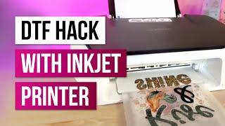  Direct to film (DTF) Hack With the Inkjet Printer - Sublimation on Cotton