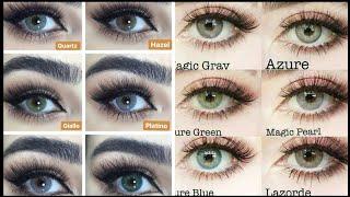 New Eye lens colour information with names||Eye lens clour@pure beauty fashion